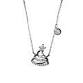 Shangjie OEM Weihnachtsgeschenk Mode Schmuck Halsketten für Frauen Zirkon Smart Halskette Weihnachtsbaum Sterling Silber Halskette